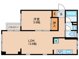 ポプリ蓮沼の物件間取画像